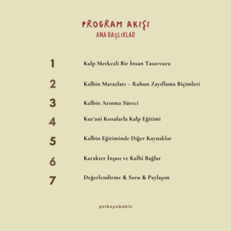 KAYIT- Kalbin Terbiyesi ve İnsanın Manevî İnşası Eğitimi