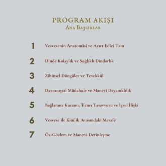 KAYIT - Vesvese ile Bütüncül Çalışma Programı