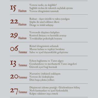 KAYIT - Vesvese ile Bütüncül Çalışma Programı