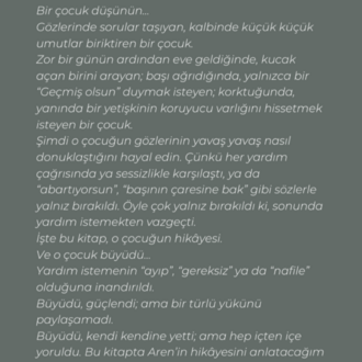 İçimde Kalan Yardım Çağrısı: Çocuklukta Susturulanların Yetişkin Sessizliği