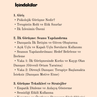Psikolojik Danışmanlık Teknikleri Klavuzu