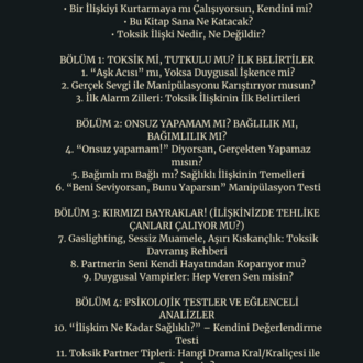 Toksik İlişki Keşfetme Rehberi