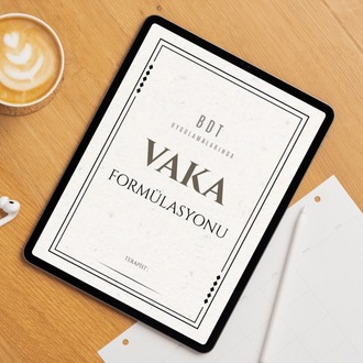 BDT ÇALIŞMALARINDA VAKA FORMÜLASYONU (DİJİTAL BELGE)