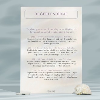 Duygusal Yakınlık Değerlendirme Skalası (Dijital Belge)