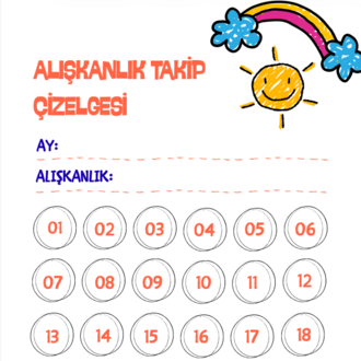 5–12 Yaş Alışkanlık Takip Çizelgesi | Yazdırılabilir PDF | Dijital İndirme