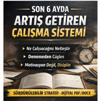 YKS “İlk 1000 Zihni” Stratejik Çalışma Rehberi + Formlar + Mikro Hatırlatma Sistemi)