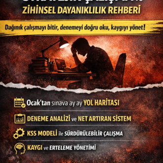 KPSS STRATEJİK ÇALIŞMA VE ZİHİNSEL DAYANIKLILIK REHBERİ