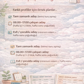 KPSS STRATEJİK ÇALIŞMA VE ZİHİNSEL DAYANIKLILIK REHBERİ