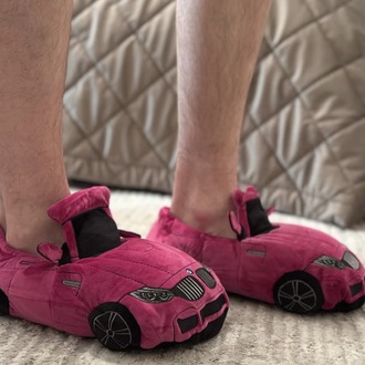 BMW M4 PANDUF PEMBE PUFFY COZY ™️ SNEAKERS PELUŞ TERLİK