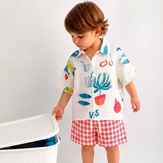Summer Enjoy Müslin Unisex Takım