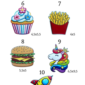 Pufiko Cırtlı Tişört + 3 patch