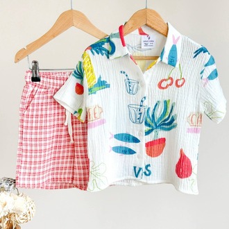 Summer Enjoy Müslin Unisex Takım
