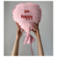 Punch isleme BE HAPPY balon yastık 