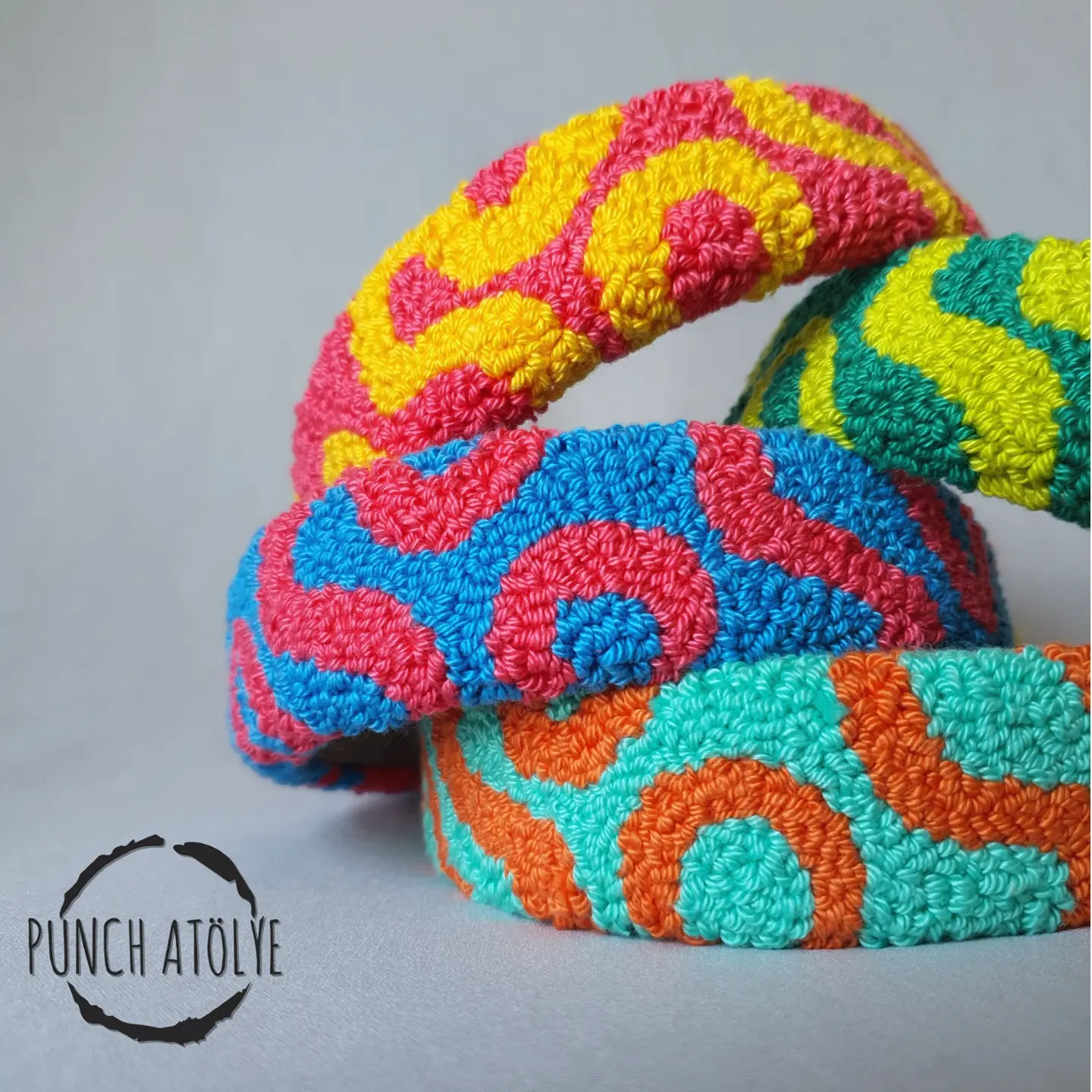 Punch isleme SNAKE taç