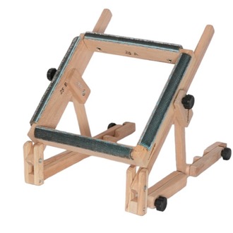 Kasnak Tutucu Ahşap Şezlong Stand (20cm ile 60cm arası tüm iğneli/telli kasnak bağlanabilir)