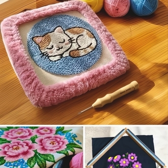 60x60cm Kombinasyon Özellikli Punch ve Tüm Nakışlara Uygun İğneli/Telli Kasnak KILIF HEDİYE