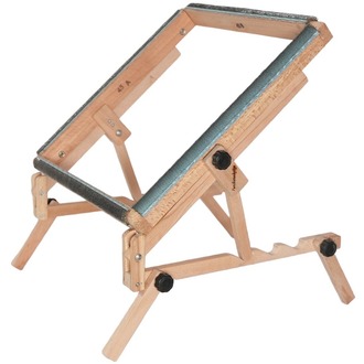 Kasnak Tutucu Ahşap Şezlong Stand (20cm ile 60cm arası tüm iğneli/telli kasnak bağlanabilir)