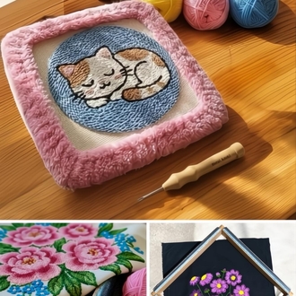 70x70cm Kombinasyon Özellikli Punch ve Tüm Nakışlara Uygun İğneli/Telli Kasnak KILIF HEDİYE