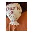 Bebek Dekoratif Kırlent/isimli Bebek Takı Yastığı Dekoratif Yastık Punch Nakışlı-iç Dolgulu-balon Tp