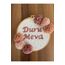 25 Cm Bebek/çocuk Odası Isimli Kapı Süsü/punch Nakis Duvar Panosu/bebek Hediyelik Hastane Kapı Süsü