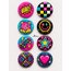 8 li Set-11 Neon Pop Art Rozet Seti Renkli Skate Kawaii Y2K Desenli Broş Pin