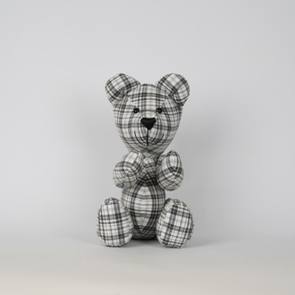 GRİ EKOSE TEDDY BEAR