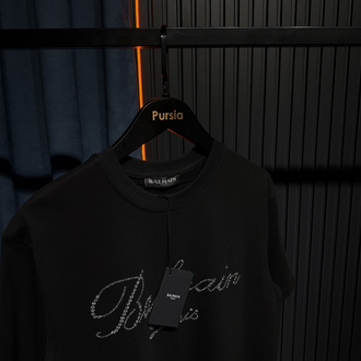 Balmain Taşlı T-shirt Premium 