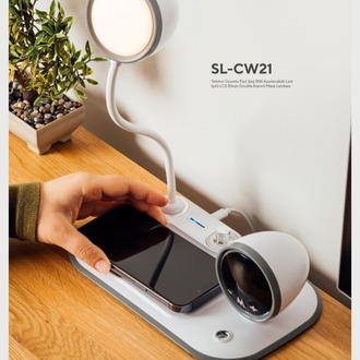 S-link SL-CW21 Telefon Uyumlu Fast Şarj 15W
