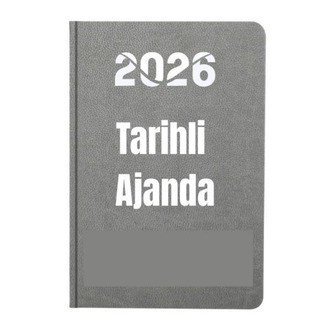 2026 Tarihli Ajanda Gri