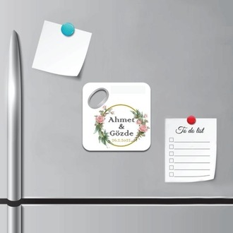 Kare Bardak Altlığı Magnet