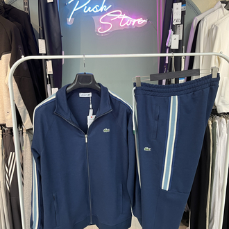Lacoste Lacivert Şeritli Eşofman Takımı – Günlük Giyim