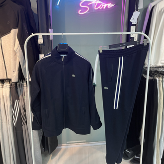 Lacoste Koyu Lacivert Şeritli Esorfman Takimi – Erkek Spor Giyim