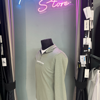 Calvin Klein Yarım Fermuar – A Kalite Premium Kumaş