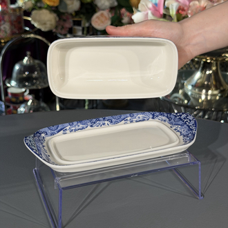 Spode Blue Italian Tereyağlık