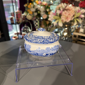 Spode Heritage Blue Italian Porselen Şekerlik