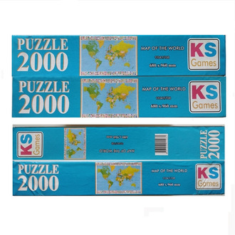 KS Puzzle''Map Of The World'' 2000 Parça