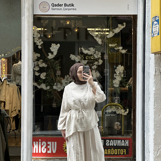 Bej Pantolon Takım