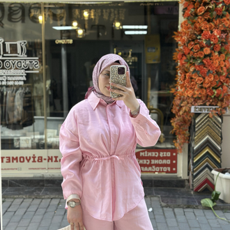 Modal Kumaş Pembe Takım