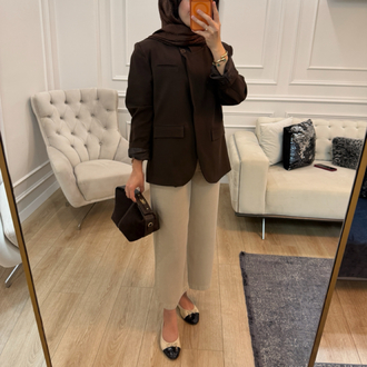 Zra Model Tek Düğmeli Blazer Ceket
