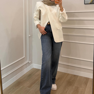 Zra Model Kemerli Denim Pantolon