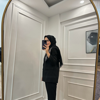 Fularlı Blazer Ceket 