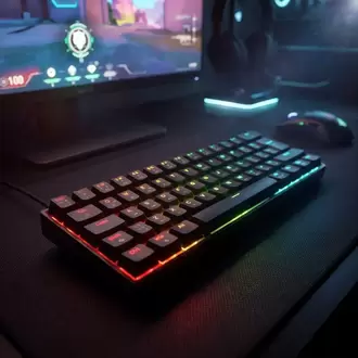 Sarftech T60 Hot-Swap Mekanik Klavye - 60% Kompakt, Red Switch