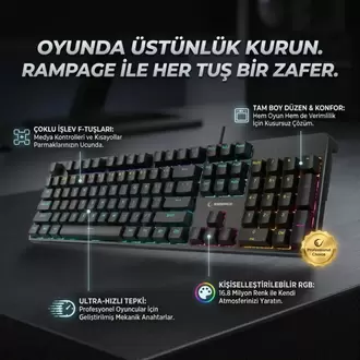 Rampage Nimbus Mekanik Klavye