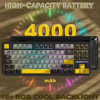 Attack Shark X87 Star Black - TKL Gasket Mekanik Klavye