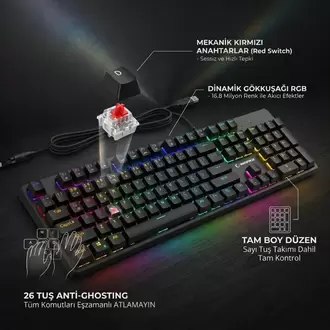 Rampage Nimbus Mekanik Klavye