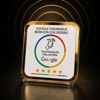 Google Yorum Standı (NFC/QR)