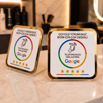 Google Yorum Standı (NFC/QR)
