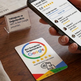 Google Yorum Kartı NFC