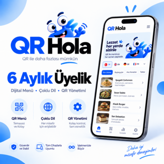 Qr Hola 6 Aylık Üyelik
