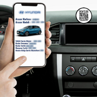 QR Araba Dijital Araç Karekodu Olarak